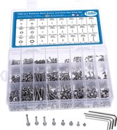 MMOBIEL 1080 pièces Jeu de Vis et Écrous en acier inoxydable Tête à six Hex creux et rondelles