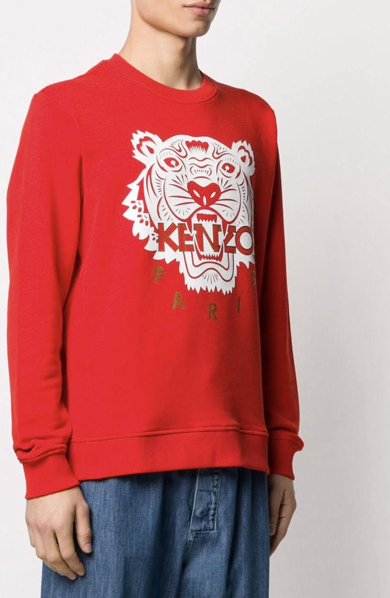 Kenzo Sweater Tiger Rood Maat: XL | bol.com