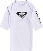 Roxy - UV Zwemshirt voor tienermeisjes - Whole Hearted - Wit - maat 164cm