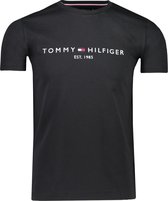 Tommy Hilfiger T-shirt Zwart Normaal - Maat L - Mannen - Never out of stock Collectie - Katoen