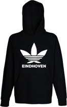 Eindhoven Canabis Trui met capuchon | PSV | wiet |hoodie | unisex | sweater | Zwart