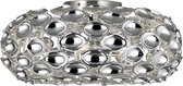 LED Plafondlamp - Plafondverlichting - Torna Spon - E14 Fitting - Rond - Mat Chroom - Aluminium