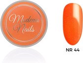 Modena Nails Acryl Neon Glitter Oranje – 44