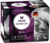 Mein Kondom Mix - 40 Condooms - Drogisterij - Condooms - Diverse kleuren - Discreet verpakt en bezorgd