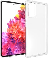 Samsung Galaxy S20 hoesje siliconen extra dun transparant hoes cover case