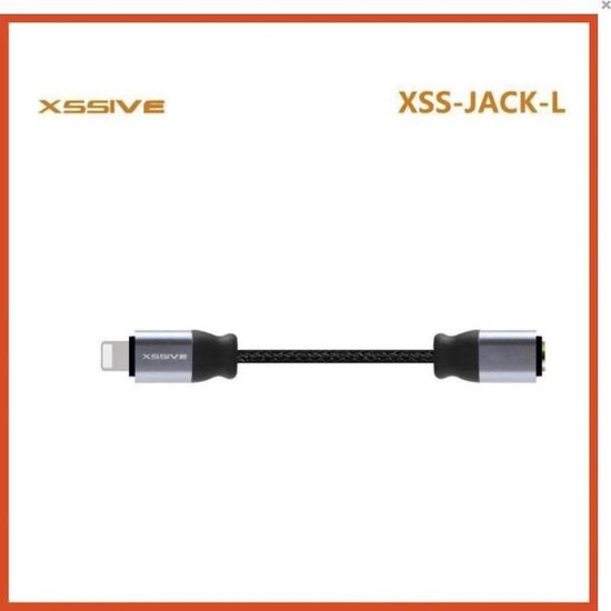 AUDIO JACK NAAR LIGHTNING ADAPTER ZWART bol