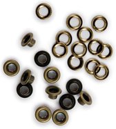 We R Memory Keepers Eyelet and washer - standard - brass - 60stuks