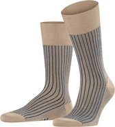 Falke Sokken - Oxford Stripe - Beige - 39-40