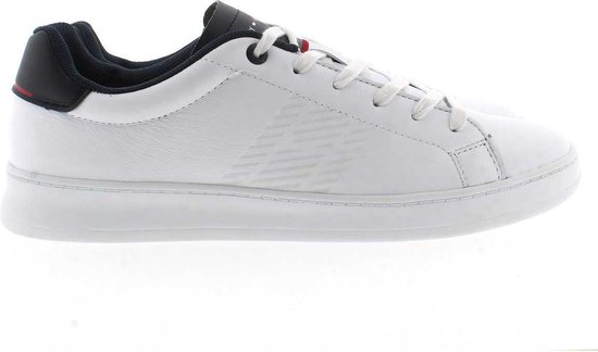 Tommy Hilfiger Retro tennis cupsole sneaker wit, ,40 / 6.5 | bol.com