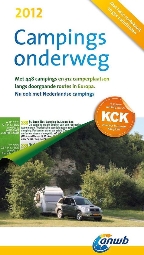 Cover van het boek 'Campings onderweg 2012' van  ANWB