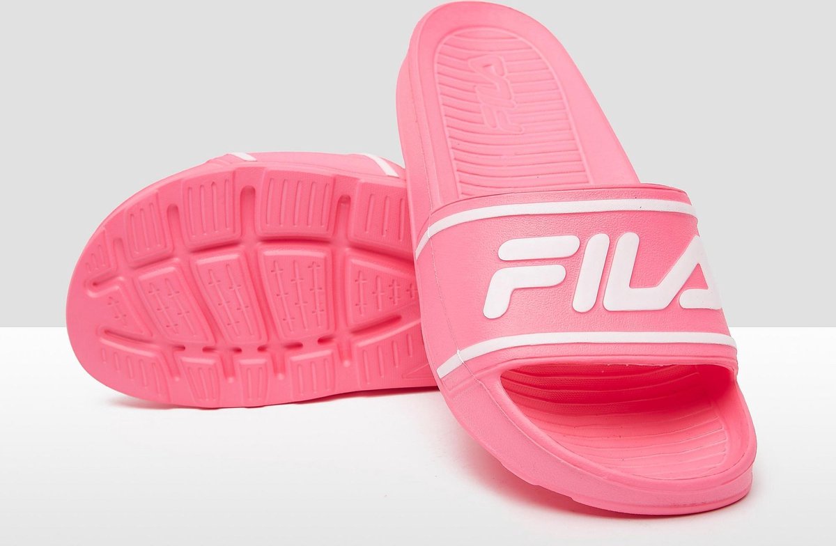 Fila Sleek Slide Slippers Roze Dames | bol.com