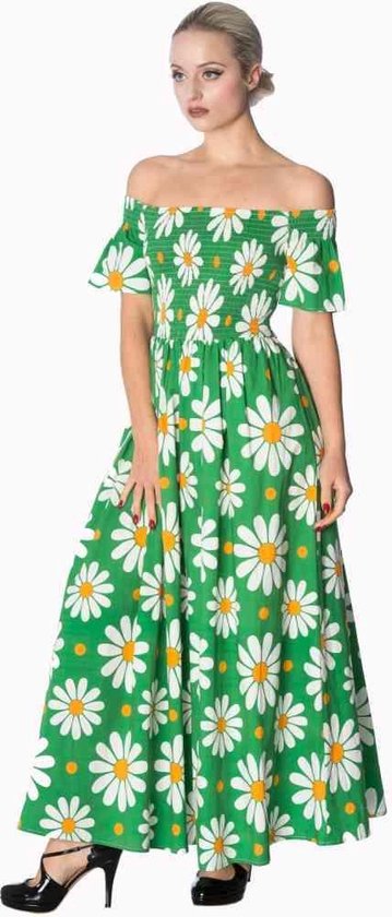 Dancing Days - CRAZY DAISY SMOCK Lange jurk - S - Groen