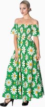 Dancing Days Lange jurk -S- CRAZY DAISY SMOCK Groen