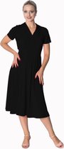 Dancing Days Flare jurk -XL- IT'S THE TWIST DANCER Zwart