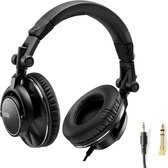 Hercules HDP DJ60 – Casque fermé pour DJ – Pliable, écouteurs pivotants et câble de 3m– Fermé, isole du bruit – Puissant, impédance de 32 ohms Noir