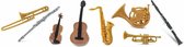 Safari Speelfiguren Toob Set - Muziekinstrumenten
