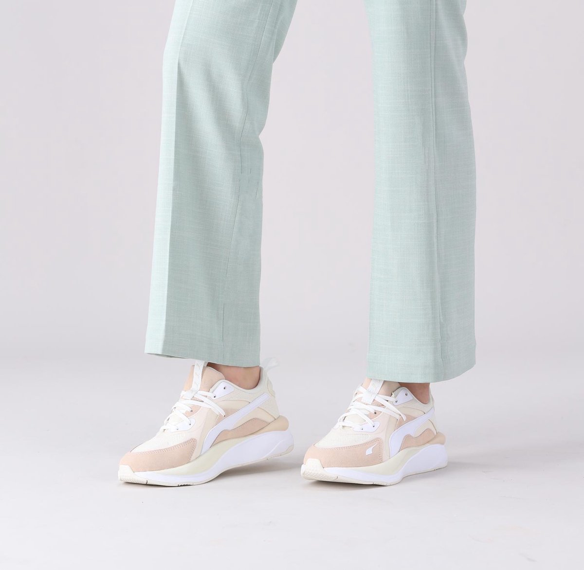 Puma Dames Lage sneakers Rs Curve Tones Wn's - Beige - Maat 36 | bol.com