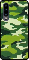 ADEL Siliconen Back Cover Softcase Hoesje Geschikt voor Huawei P30 - Camouflage