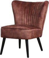 Eva Fauteuil || Velours Roest ||