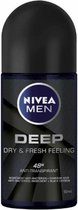 Nivea Men Deodorant Roller Deep 50 ml