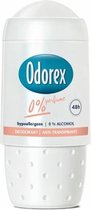 6x Odorex Deodorant Roller 0% 50 ml