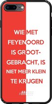 6F hoesje - geschikt voor iPhone 8 Plus -  TPU Case - Feyenoord - Grootgebracht #ffffff