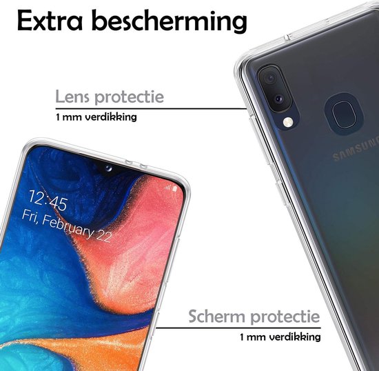Detailopname van een telefoonhoes met extra scherm- en lensbescherming.