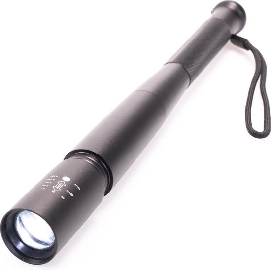Lampe de poche LED militaire XXL - 30 cm - 40x plus puissante | bol.com