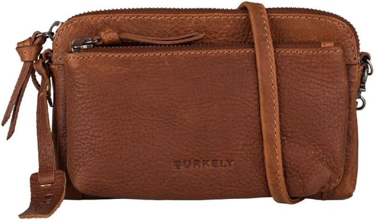 BURKELY Antique Avery Mini Bag Schoudertas - Cognac
