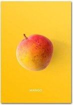 Fruit Poster Mango - 60x80cm Canvas - Multi-color