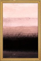 JUNIQE - Poster met houten lijst Shades of Pink -40x60 /Roze & Wit