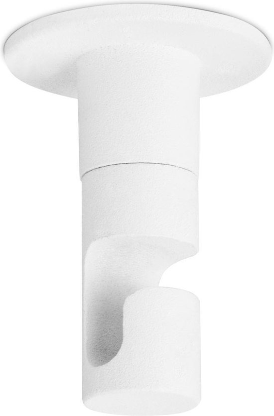 Home Sweet Home - Plafondhaak Hook - Plafondhaak voor ophangen snoer - Wit - 3.5/3.5/5cm - maak je eigen unieke lamp- gemaakt van kunststof
