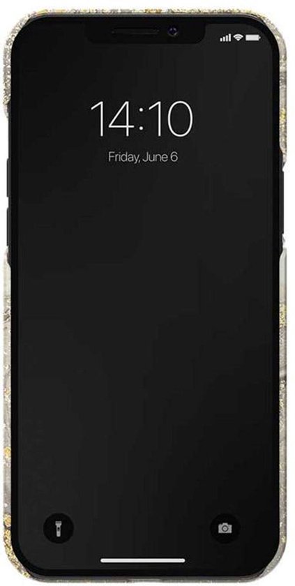 Étui iDeal of Sweden Fashion iPhone 12 Pro Max Sparkle Greige Marble