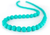 Lollipops & More Bijtketting Marshmellow 75/7 Cm Turquoise
