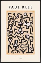 JUNIQE - Poster in kunststof lijst Klee - Comedians' Handbill -13x18