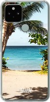 6F hoesje - geschikt voor Google Pixel 5 -  Transparant TPU Case - Coconut View #ffffff