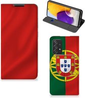 GSM Hoesje Geschikt voor Samsung Galaxy A72 (5G/4G) Bookcase Portugese Vlag