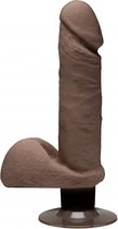 The D - Perfect D with Balls Vibrating - 7 Inch - Chocolate
