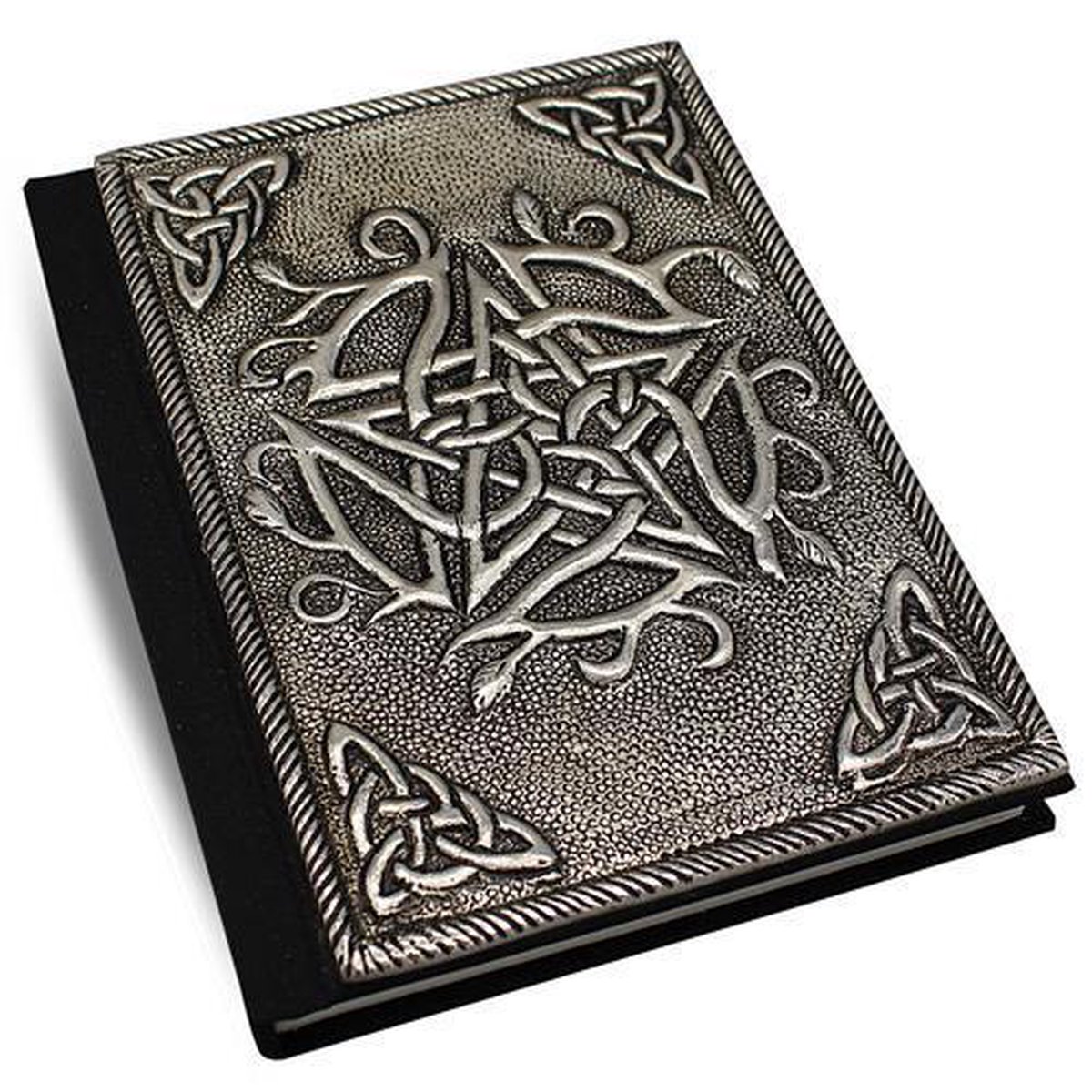 Dagboek met metalen Pentagram 10x15cm