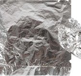 Imitatie bladmetaal, 16x16 cm, zilver, 25 vel/ 1 doos, 0,625 m2