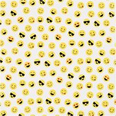 Inpakpapier. Smiley. B: 57 cm. 80 gr. 150 m/ 1 rol