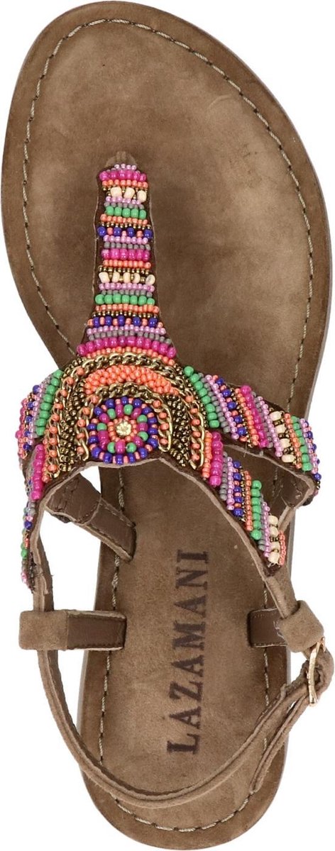 Lazamani Sandalen taupe - Maat 39 | bol.com