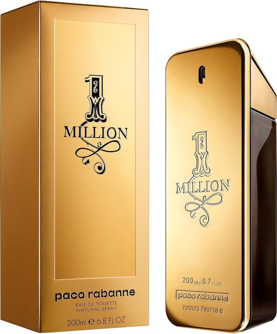Paco Rabanne 1 Million 200 ml - Eau de Toilette Herenparfum | bol.com