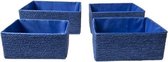 Summer Blue Kast Organizers - Lade Organizer - Opbergbox - Opbergmand - Multifunctioneel - 4 stuks