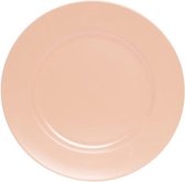 Dinerbord - Ontbijtbord - Plastic Bord Matt Peach - Rond - Ø 33cm - Kunststof