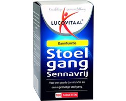 Lucovitaal Stoelgang Sennavrij Darmfloramiddel Voedingssupplementen - 180 tabletten