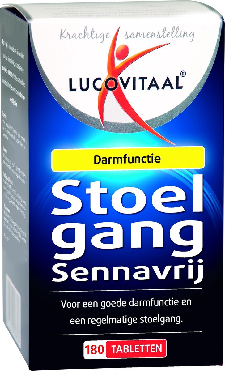 Goedkoopste Lucovitaal Stoelgang Sennavrij Darmfloramiddel Voedingssupplementen - 180 tabletten