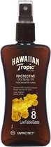 Beschermende Olie Coconut & Papaya Hawaiian Tropic Spf 8 (200 ml) 8 (200 ml)