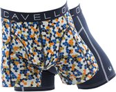 Cavello - Heren - 2-Pack Boxershorts Mozaik - Multicolor - XL