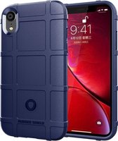 Full Coverage Shockproof TPU Case voor iPhone XR (blauw)